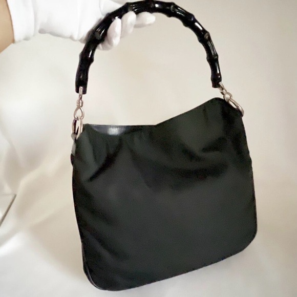 Gucci Handbags - GUCCI Vintage Nylon Hobo Bag